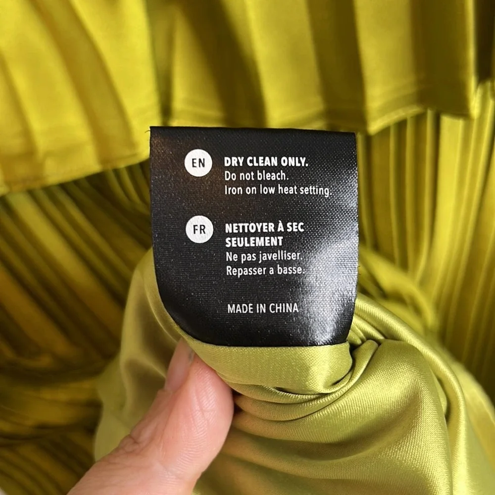 Andrea Iyamah Raffle Pleated Satin Formal Dress - Picture 13 of 13